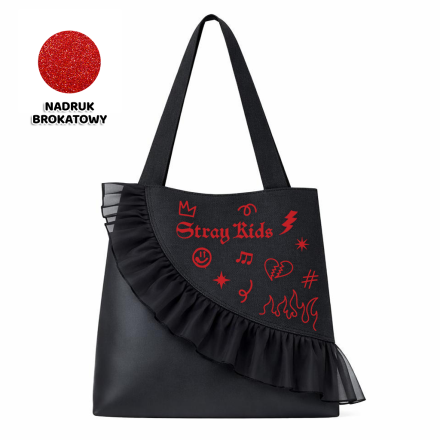 TORBA JEANSOWA STRAY KIDS CHK CHK BOOM