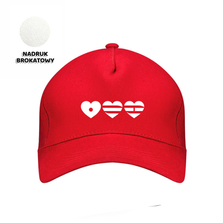 CZAPKA BTS ARIRANG LOGO BROKAT CZERWONA