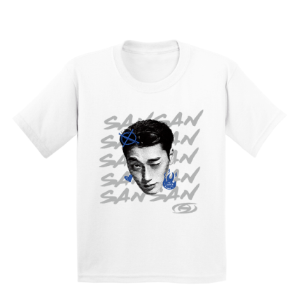T-SHIRT ATEEZ 8MIT VER. SOLO MEMBERS BIAŁY