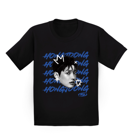 T-SHIRT ATEEZ 8M1T VER. SOLO MEMBERS CZARNY